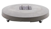 Naterial Sun Umbrella Base 96kg Concrete With Wheels D80cm